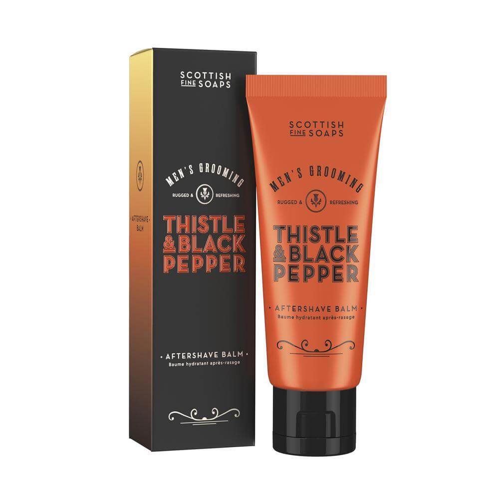 The Scottish Fine Soaps Company Thistle & Black Pepper Aftershave Balm 75ml